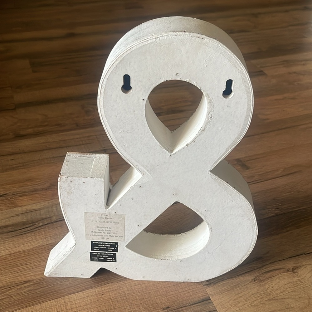 “&” Home Decor - Picture 2 of 2